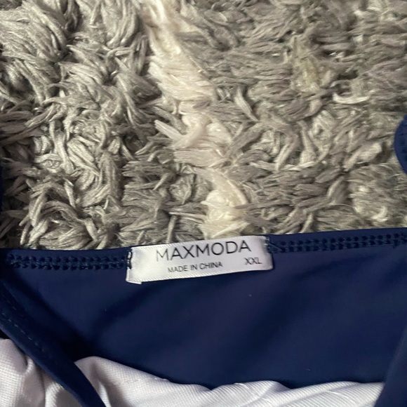 One Piece Ruffle Bathing Suit - Picture 2 of 3